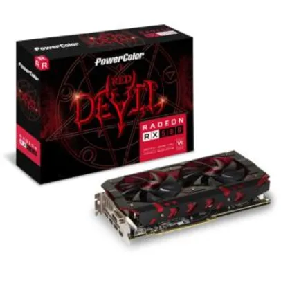 [AME] Placa De Video Radeon Power Color Rx 580 8gb Red Devil 8gbd5-3dh/oc Gddr5 (Ou R$ 934,15 com o AME)