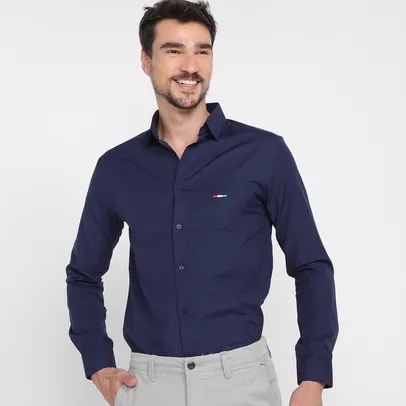 Camisa Manga Longa Milano Slim Masculina