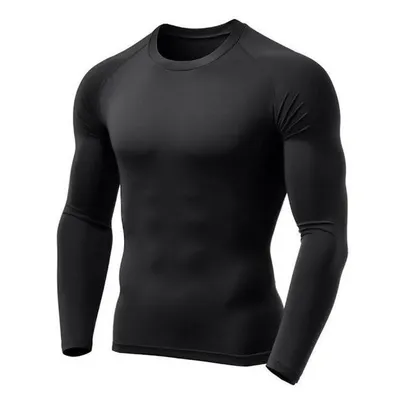 Camisa masculina térmica proteção UV segunda pele