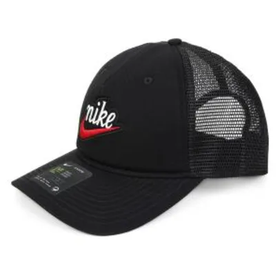 Boné Nike Aba Curva NSW CLC99 Trucker - Preto R$70