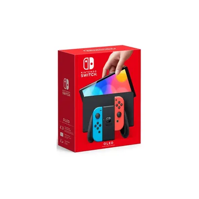 Foto do produto Console Nintendo Switch Oled 64GB Neon - Com Joy-Con - Japones