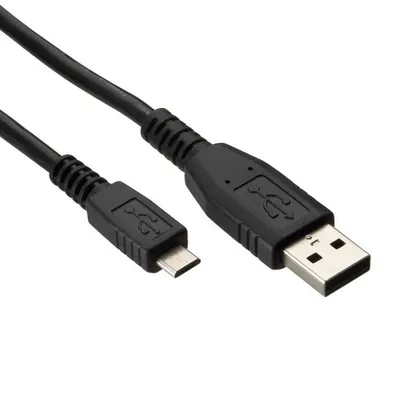 Cabo USB para Micro USB PlusCable PC-USB3004 Preto - USB para Micro USB 2.0 3 Metros Taxa de transfe