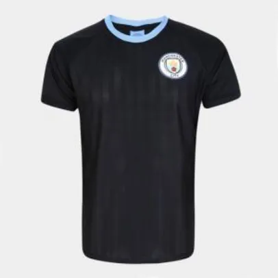 Camisa Manchester City Black Edition Masculina - Preto