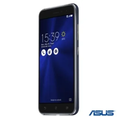 Zenfone 3 Preto Asus, com Tela de 5,2, 4G, 32 GB e Camera de 16 MP - ZE520KL - R$1361