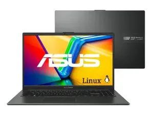 Notebook ASUS Vivobook Go 15 E1504FA AMD Ryzen 3 7320U 4GB Ram 128GB SSD Linux KeepOS Tela 15,6" FHD Black - NJ1291