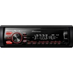 Som Automotivo Pionner MVH-288BT AM/FM com Bluetooth e Entrada USB Media Receiver