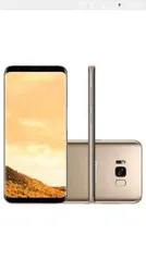 Smartphone Samsung Galaxy S8+ Dual Chip Android 7.0 Tela 6,2" Octa-Core 2.3 GHz 64GB 4G Câmera 8MP - Dourado (R$ 2602,09 Cartão Americanas em ate 24x)