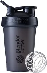 Garrafa de Coqueteleira Clássica BlenderBottle com Laço na Parte Superior, 590 ml, Preta