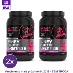 Kit 2x Whey Protein Grenade Military Trail 900g por R$ 56