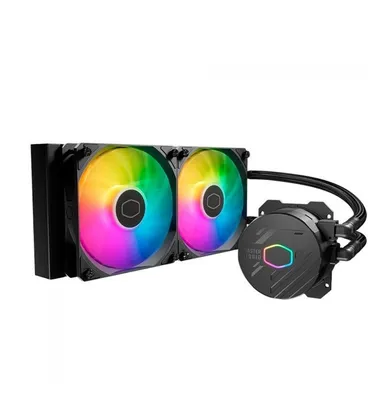 Water Cooler Cooler Master MasterLiquid 240L Core ARGB, 240mm, Intel-AMD, Preto, MLW-D24M-A18PZ-R1