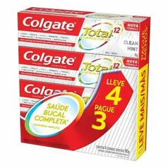 [PRIME] Creme Dental Colgate Total 12 Clean Mint 90G - Leve 4 Pague 3 | R$11