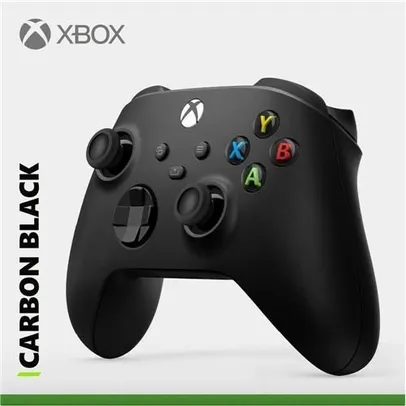 Controle Sem Fio Xbox Series Carbon Black Wireless Bluetooth R$387