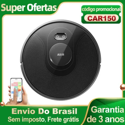 [Do Brasil] Robô aspirador de pó ABIR X8 Navegação a LASER 