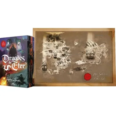 Box de Livros - Dragões De Éter (4 volumes) + Pôster - 1ª Ed.
