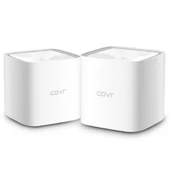 Kit 2 Roteador COVR-1100 Wi-Fi D-Link covr Mesh AC1200 Mbps Dual Band AIexa Google COVR-1102