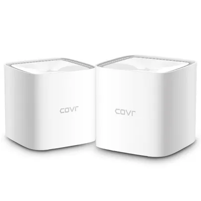 Kit 2 Roteador COVR-1100 Wi-Fi D-Link covr Mesh AC1200 Mbps Dual Band AIexa Google COVR-1102