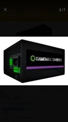 Fonte Gamemax GM 550 - 550w 80 plus bronze | R$335