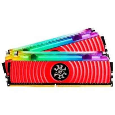 Memória XPG Spectrix D80, RGB, 32GB (2x16GB), 3000MHz, DDR4, CL16, Vermelho