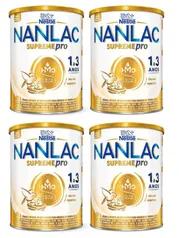 Kit 4 Fórmula Infantil Nanlac Supreme Pro 800g