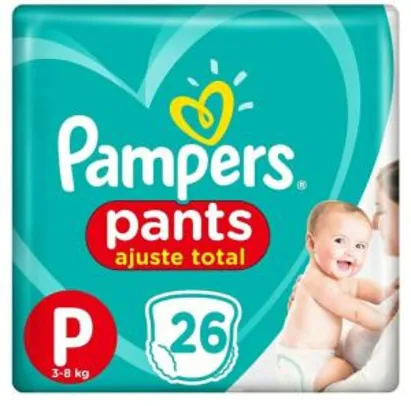 [APP]Fralda Pampers Pants P 26 uni R$16