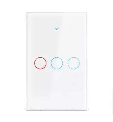 [Taxa Inclusa] - Interruptor de Luz Inteligente Wi-Fi, Tuya Touch, Compatível com Alexa Google Home