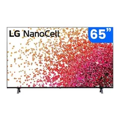 Smart TV 65" LG 4K UHD NanoCell 65NANO75, 3x HDMI 2.0, ThinQAI Smart Magic, Google, Alexa