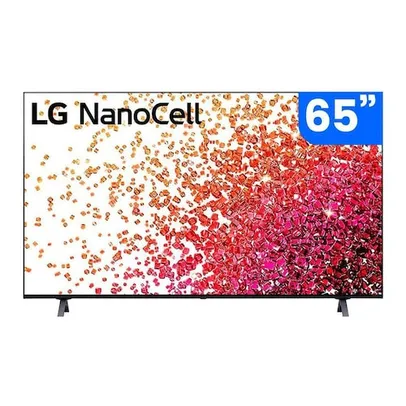 Smart TV 65" LG 4K UHD NanoCell 65NANO75, 3x HDMI 2.0, ThinQAI Smart Magic, Google, Alexa