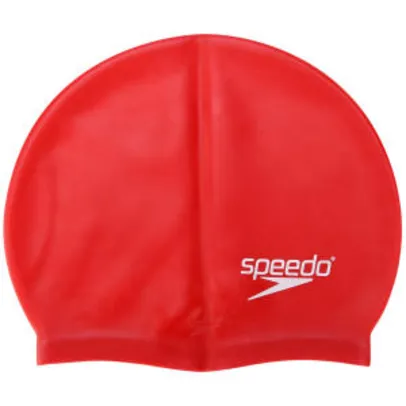 Touca de natação Speedo Flat (vermelho) - R$9,90
