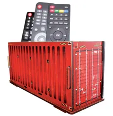 [AME R$ 2,24] [AME MC 1,71] Porta Controle Container Vermelho