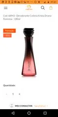 Desodorante Colônia Kriska Drama Feminino - 100ml | R$73