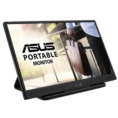 Monitor Portátil Asus ZenScreen LED 15.6'' FHD IPS Ultrafino USB 3.2 Preto - MB166B