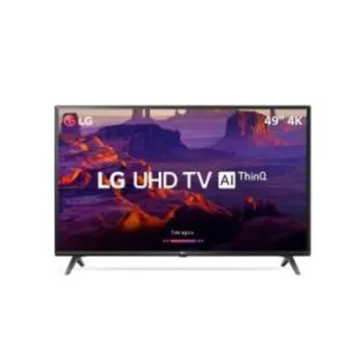 Smart TV LED 49" LG 49UK6310 Ultra HD 4K - R$ 1709