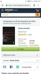 eBook Kindle | Garota exemplar, por Gillian Flynn - R$3