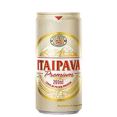 Cerveja Itaipava Premium, Puro Malte, Lata, 269ml 1un