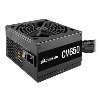 Fonte Corsair CV650, 650W, 80 Plus Bronze