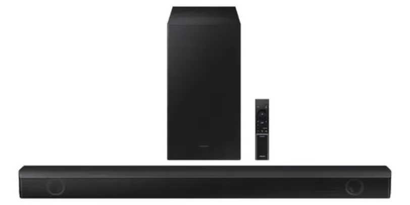 Soundbar Samsung Hw-b555, 2.1 Canais, Bluetooth, Subwoofer Cor Preto 110V/220V