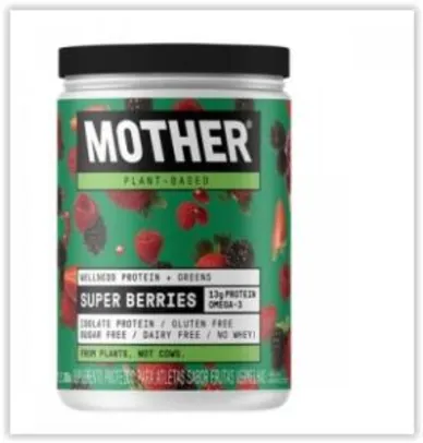 Saindo por R$ 70: Mother Super Berries Welness Protein & Greens | R$ 70 | Pelando