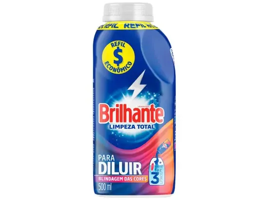 [MAGALUPAY] Sabão Líquido Concentrado Brilhante - Para Diluir Limpeza 500ml