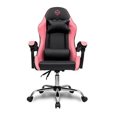 Cadeira Gamer Tgt Heron, Preta e Rosa, Tgt-hr-bpk01