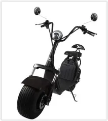 [AME R$ 6791] Scooter Elétrico City+ Preto 2000W 40KM 12AH 60V 40 KM/H 200 KGS Atrio - ES439