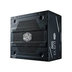 Fonte Cooler Master Elite V3 Full Range 500W (sem cabo de força), PFC Ativo