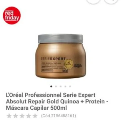 L'Oréal Professionnel Serie Expert Absolut Repair Gold Quinoa + Protein - Máscara Capilar 500ml | R$81