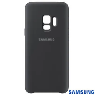 [Retirar em loja física] Capa para Galaxy S9 Silicone Cover Preta - Samsung - EF-PG960TBEGBR