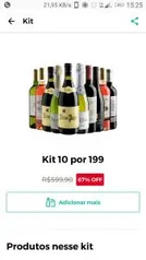 Kit 10 por R$199