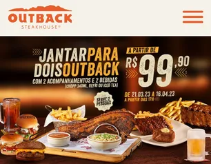 JANTAR PARA DOIS | Outback Steakhouse