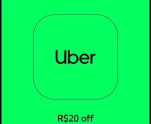R$20 off no Uber com cartão Next
