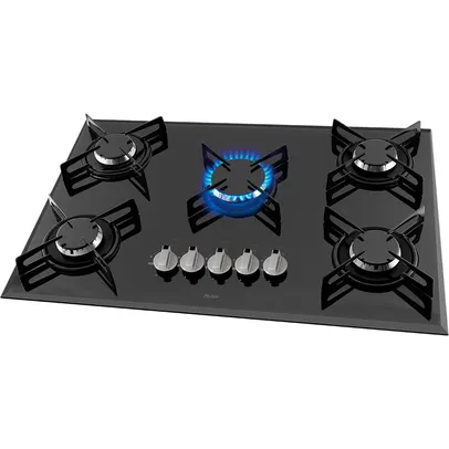 Cooktop Philco Cook Chef 5 Bocas Preto - Bivolt