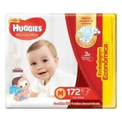 Fralda Descartável Supreme Care M com 172 unidades Embalagem Econômica - Huggies