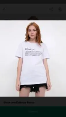 Camiseta "RANÇO" - R$8,00