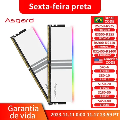 Memória RAM Asgard Valkyrie V5 16GB (2x8GB) 3600MHz CL14 